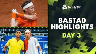 Ruud Faces Monteiro Rublev Against Tirante Nadal & Ruud Doubles  Bastad 2024 Day 3 Highlights