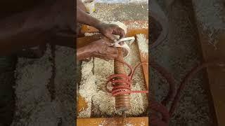 Handmade Udukkai Manufacturing  உடுக்கை கை கடைசல்