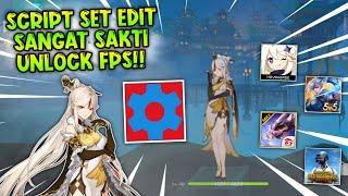 UNLOCK FPS ALL GAME SCRIPT SET EDIT PALING SAKTI  WORK ALL ANDROID NO ROOT