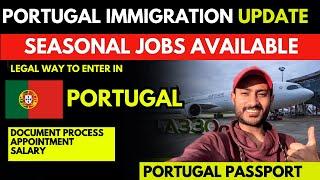 Portugal work visa  How to get Residence card in Portugal  Immigration Jobs and Passport Update