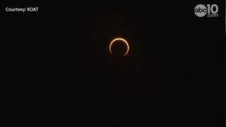 Timelapse Ring of Fire solar eclipse - Oct. 14 2023  Video