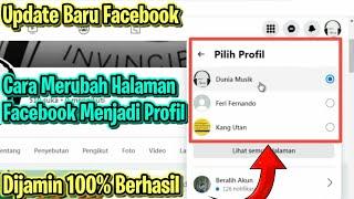 Cara Merubah Tampilan FANSPAGEHALAMAN Facebook Menjadi PROFIL