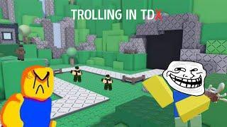 Trolling Random ppl in TDX I Roblox