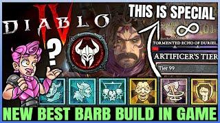 Diablo 4 - New Best 1 Shot EVERYTHING Barbarian Build - Perfect Dust Devil = OP - Gear Skills Guide
