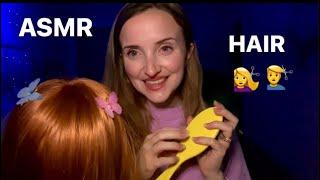 Lofi ASMR Playing With Your Hair + Scalp check Old School Style