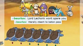 FULL BLASTOISE TEAM DESTROYED THIS BATON PASS SPAMMER ON POKEMON SHOWDOWN 