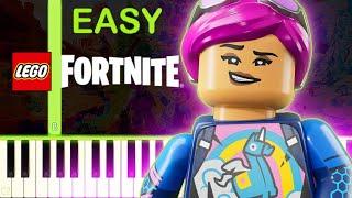 LEGO FORTNITE THEME - EASY Piano Tutorial