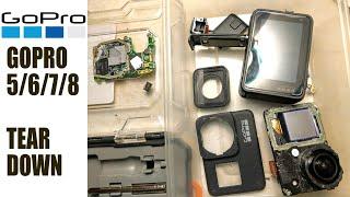  HOW TO TEARDOWN A GOPRO 7 BLACK FOR REPAIR OR REPLACEMENT PARTS. APPLICABLE FOR GOPRO 5678 