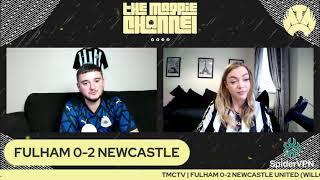 Fulham 0-2 Newcastle  @kendallrowanx Ending Up 12th Place Is Just Crazy