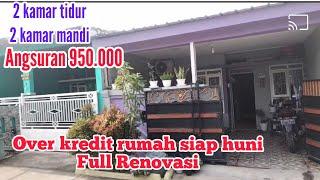 Over kredit Rumah full renovasi.ada kolam ikan Angsuran hanya 950k lingkungan nyaman asri  + CCTV