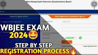 Application Process WBJEE EXAM 2024  Step By Step  Full Registration Process  Wbjee Exam 2024
