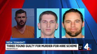 Three found guilty for murder-for-hire scheme