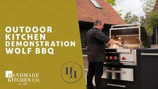 Bespoke Outdoor Kitchen with BBQ and Sub-Zero Refrigeration Drawers