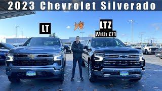 2023 Chevrolet Silverado LTZ Z71 vs LT  specs. Do you know the differences?