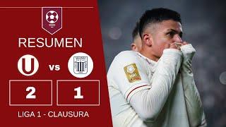 Universitario vs Alianza Lima  Resumen  Liga 1 - Clausura