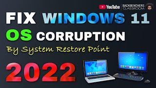 How to Create a Restore Point Backup  How to System Restore to the Earlier State Windows 11