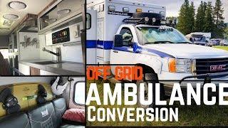 Guy Converts Ambulance to Ultimate Off Grid Tiny Home