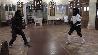 Longsword Sparring Joe vs Seb 15th November 2023