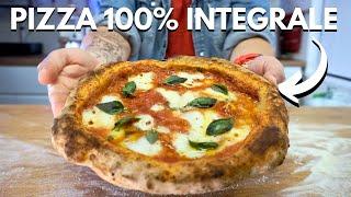 Ricetta PIZZA 100% INTEGRALE con BIGA - per una DIETA senza RINUNCE