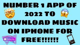 BEST APP OF 2022 How to Download Music on iPhone for FREE NO JAILBREAK