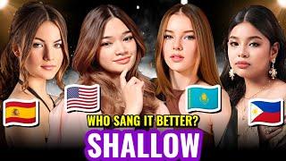 SHALLOW - Charlotte Summers  VS. Angelica Hale  VS. Daneliya Tuleshova  VS. Elha Nympha 