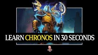 HOW TO PLAY CHRONOS IN 30 SECONDS - QUICK SMITE GOD GUIDE