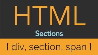 HTML - Sections - Div Section Span