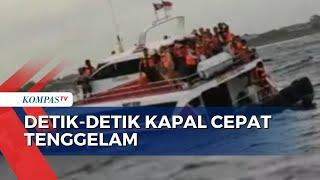 Kapal Cepat Tenggelam karena Alami Kebocoran Penumpang Berusaha Selamatkan Diri