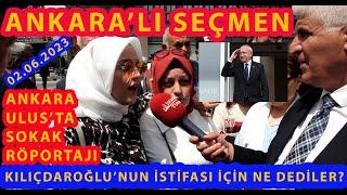 Sayaçlı Ankaralılar Kılıçdaroğlunun istifa Edip Etmemesi İçin Ne Dedi ?