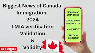 Verify LMIA  LMIA Verification  LMIA validity update 2024 } Canada  Canada Work permit