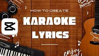 CapCut PC Tutorial How to Create Lyrics or Karaoke Video  Step-by-Step Guide