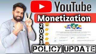 YouTube monetization policy update 2023   update about policy  #techtrue #youtube @techtrue13