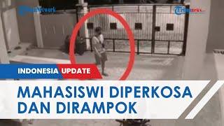 Rekaman CCTV Detik-detik Mahasiswi di Makassar Diperkosa dan Dirampok di Kos Pelaku Lewat Jendela