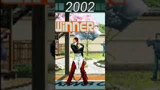 Iori Yagami laugh evolution The King of Fighters 1995-2021 #Shorts