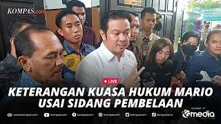 LIVE - Keterangan Kuasa Hukum Mario Dandy Usai Sidang Pembelaan