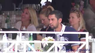 Bill Gates With Wife and Daughter and Her Boyfriend at The Monte Carlo Jumping International