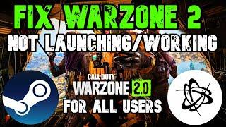 How to fix Warzone 2 Crashing & Not Launching  Easy FIX  - *NEW UPDATE*