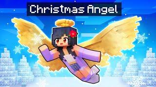 Playing as a Christmas ANGEL in Minecraft