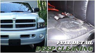 Deep Cleaning A Neglected Work Truck - A Full INTERIOR and EXTERIOR Satisfying Detail