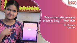 iKen App Review by Class 5 Student   Het Sakaria  iKen Edu