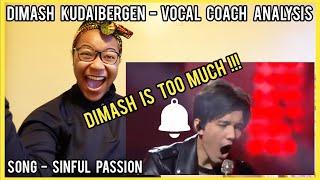 Is He Actually For Real? DIMASH SINFUL PASSION  Vocal Analysis #dimash #sinfulpassion #reaction