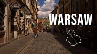 4K Poland Historic Heart of Warsaw - Lost in its Charming Streets  Walking Tour 2023