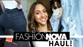 FASHIONNOVA SPRING TRYON HAUL 2021 WITH JEANS
