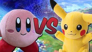 Kirby VS Pikachu - Super Smash Bros. Plush