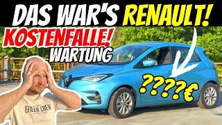 NIE WIEDER RENAULT ZOE - INSPEKTIONSKOSTEN EXPLODIEREN MASSIV - PREISSCHOCK  EFIEBER