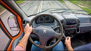 1997 Peugeot Boxer I 2.0 D 84hp  POV Test Drive #2035 Joe Black