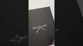 Mandala white on black #inkdoodle #christmas #art #atticlane  #christmasdrawing