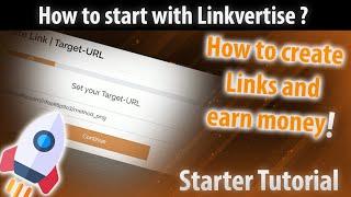 How to start with Linkvertise?  Tutorial English