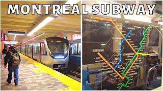 New Yorker Rides the Montreal Metro from McGill to Atwater in December 2022