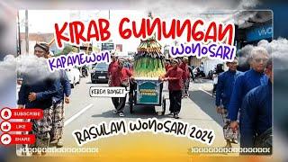 Pawai kirab gunungan kalurahan wonosari 2024rasulan